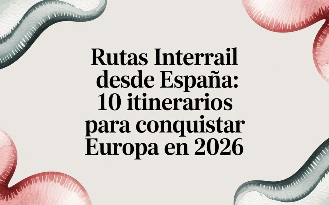Rutas Interrail desde España: 10 itinerarios para conquistar Europa en 2026