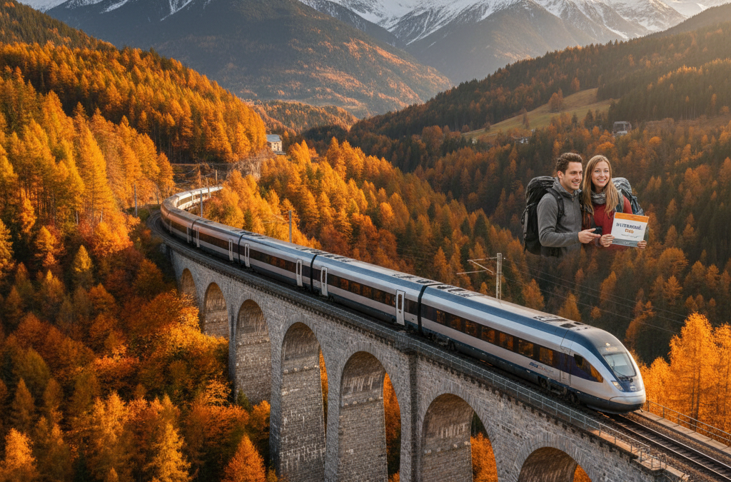 7 mejores destinos para viajar en tren en otoño por Europa