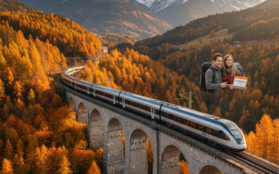 7 mejores destinos para viajar en tren en otoño por Europa