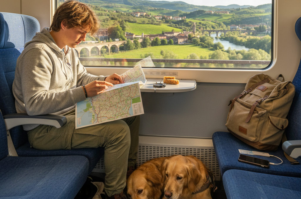 Cómo viajar en tren con mascotas por Europa