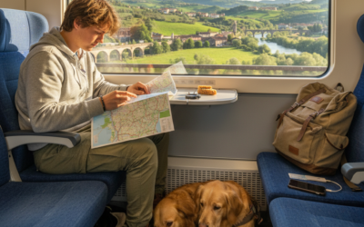 Cómo viajar en tren con mascotas por Europa
